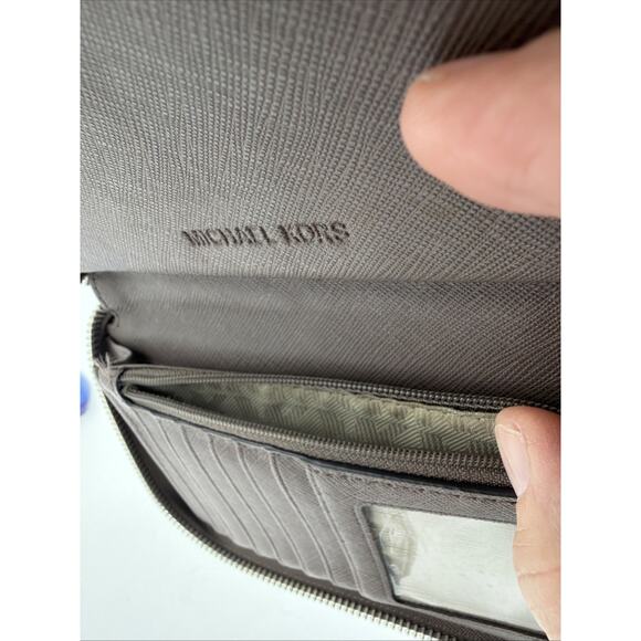 Michael Kors Jet Set Travel Wallet, Large Leather Continental- Brown Chocolate - Picture 10 of 10